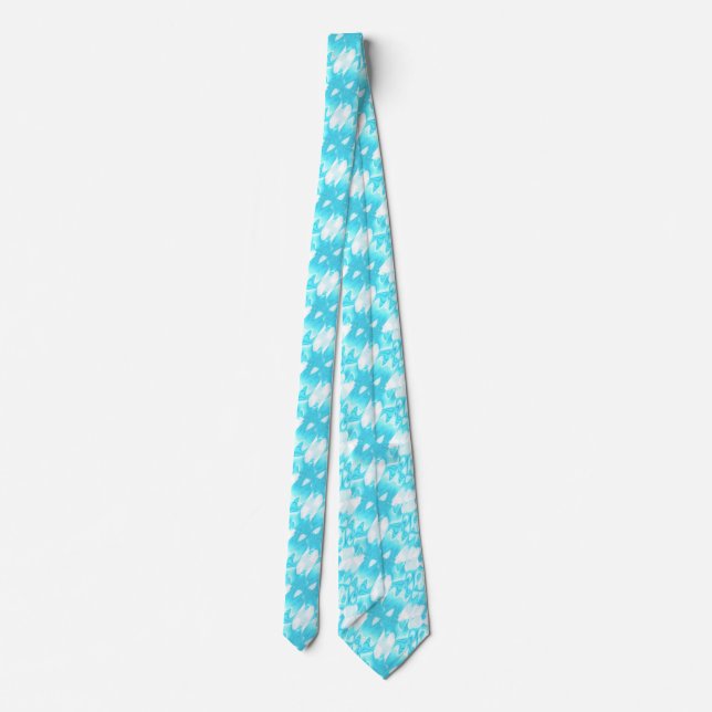 Swimming Pool print Tie (Back)