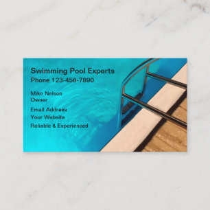 Swimming Pool Professional Design Business Card