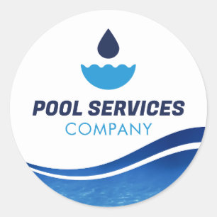 Swimming Pool Services Company Sticker