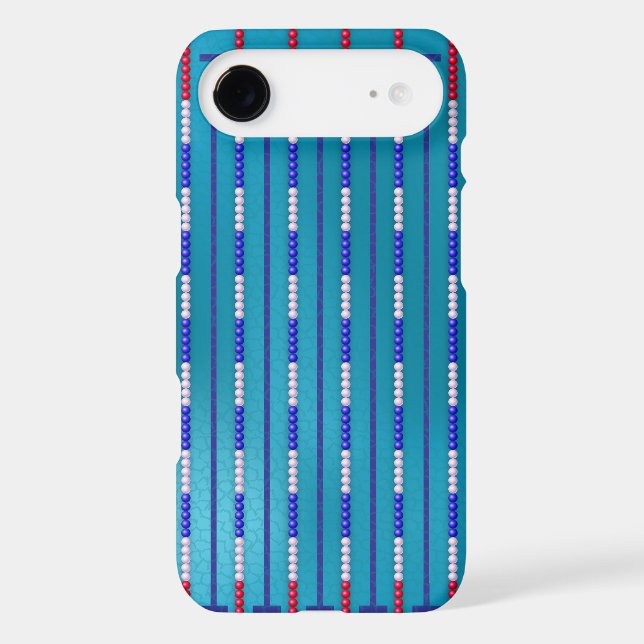 Swimming Pool Swimmer Case-Mate iPhone Case (Back)