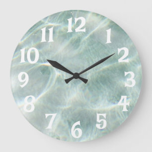 Swimming Pool Water Large Clock