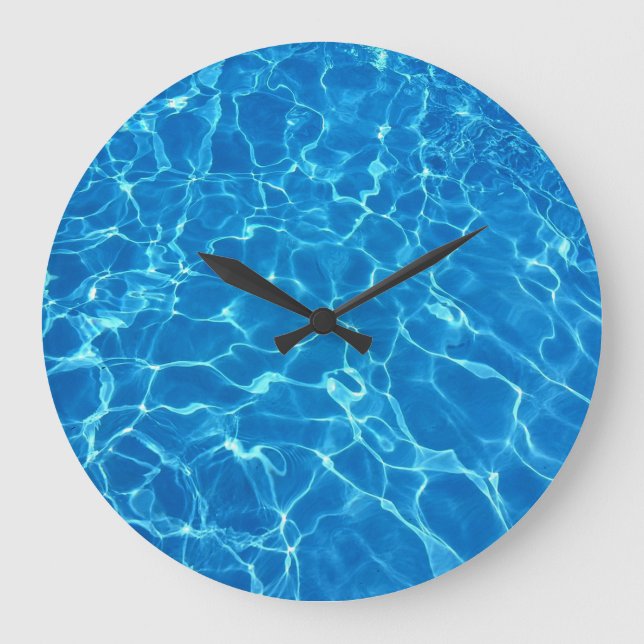 Swimming Pool Water Large Clock (Front)