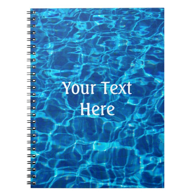 Swimming Pool Water Notebook (Front)