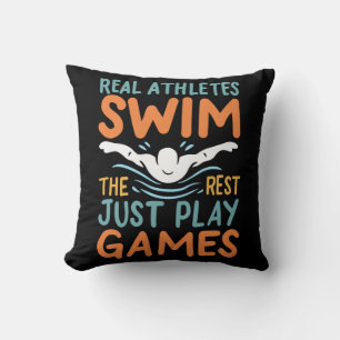 Swimming Saying Cushion
