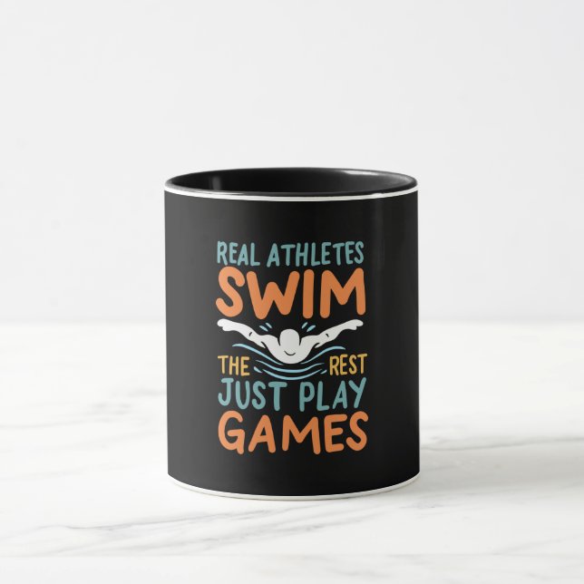 Swimming Saying Mug (Center)