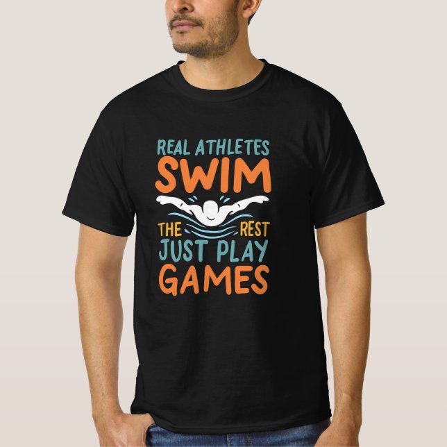 Swimming Saying T-Shirt (Front)
