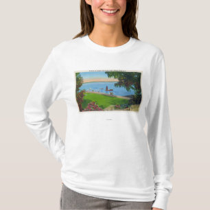 Swimming Scene at Cayuga Lake State Park T-Shirt