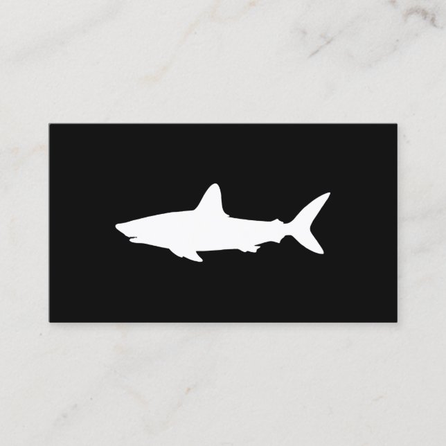 Swimming Shark Business Card (Front)