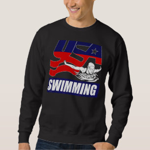 Swimming Swimmer Coach Swim Team Sports 2022 U S Sweatshirt