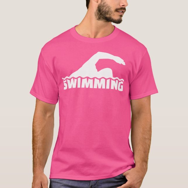 Swimming Swimmer T-Shirt (Front)