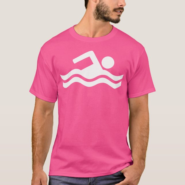 Swimming Symbol T-Shirt (Front)