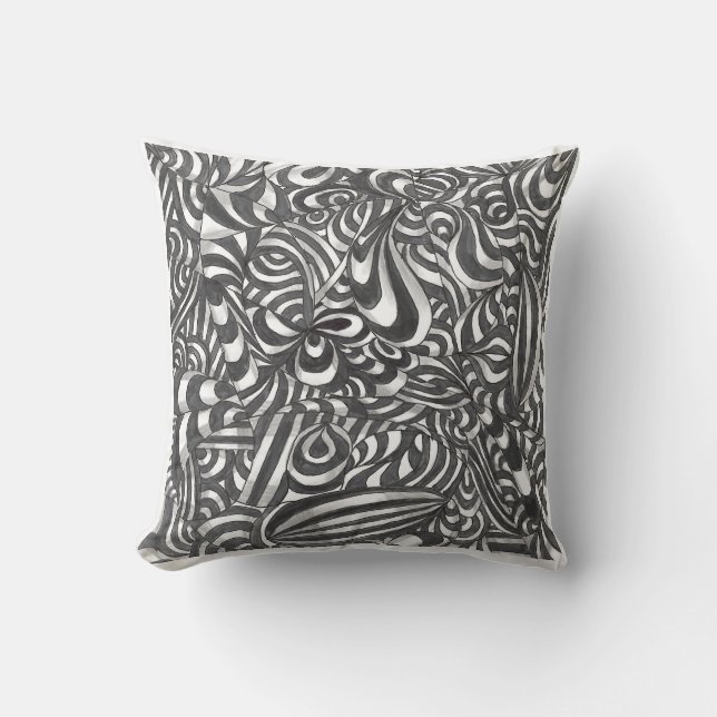 Swimming through Space Cushion (Front)