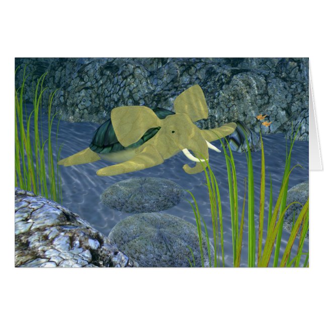 Swimming Turphant (Front Horizontal)