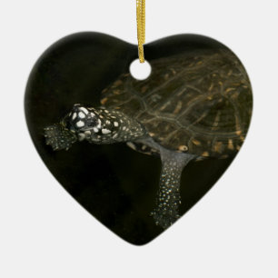 Swimming Turtle Ceramic Tree Decoration
