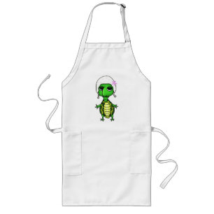 Swimming Turtle Long Apron