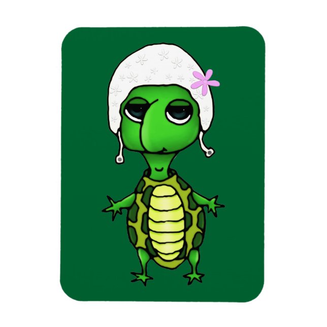 Swimming Turtle Magnet (Vertical)