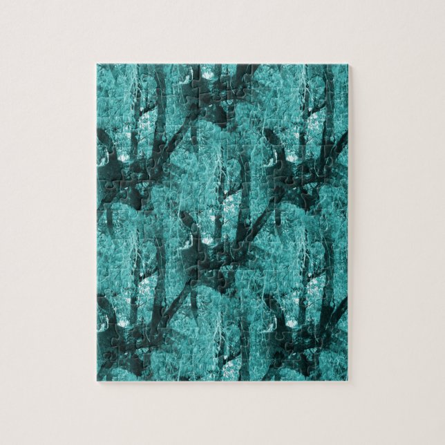 Swimming upstream.... jigsaw puzzle (Vertical)