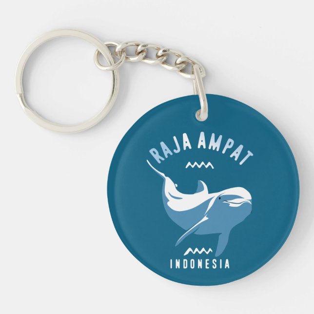 Swimming with Dolphins at Raja Ampat Key Ring (Front)