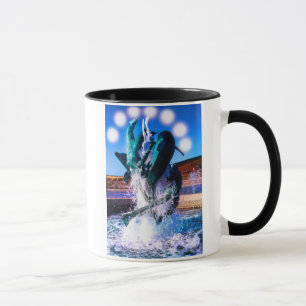 Swimming with dolphins mug