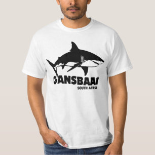 Swimming With Great White Sharks - Gansbaai Diving T-Shirt