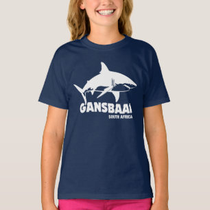 Swimming With Great White Sharks - Gansbaai Diving T-Shirt
