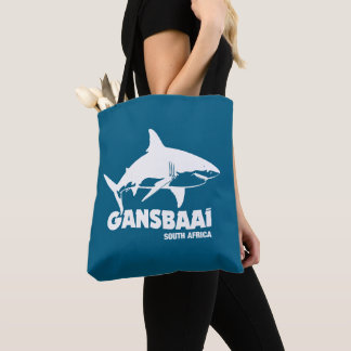 Swimming With Great White Sharks - Gansbaai Diving Tote Bag