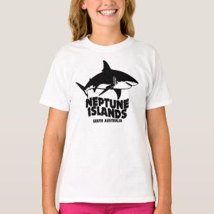 Swimming With Great White Sharks Neptune Islands T-Shirt