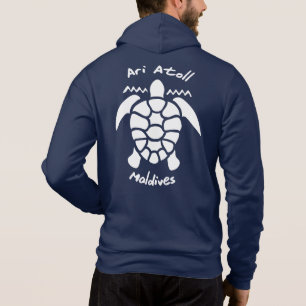 Swimming With Turtles at The Maldives on Ari Atoll Hoodie
