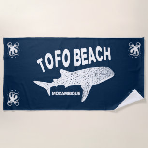 Swimming With Wale Sharks - Tofo Beach Mozambique Towel