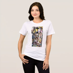Swimming With Women Jeff Hankamer Artjunkhaus Art Tri-Blend Shirt