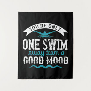 Swimming - You are only one swim away Tapestry
