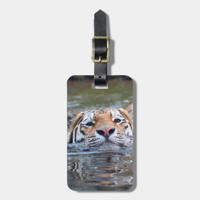 SwimmingTiger20150901 Luggage Tag (Front Vertical)