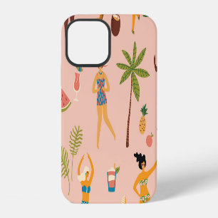 Swimsuit Ladies: Tropical Vintage Dance iPhone 12 Case