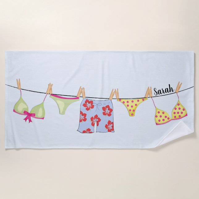 Swimsuits Beach Towel (Front)