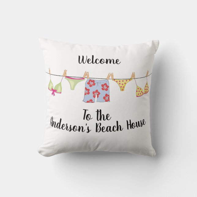 Swimsuits Decor Pillow (Front)