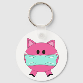 Swine Flu key chain
