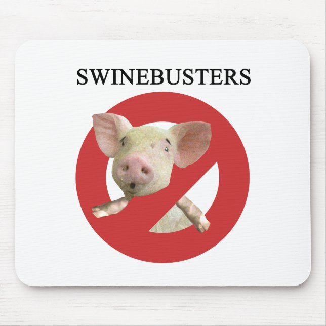 Swinebusters! Mouse Pad (Front)