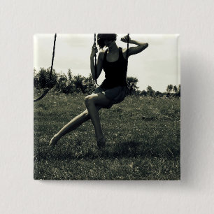 Swing 15 Cm Square Badge