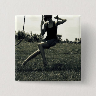 Swing 15 Cm Square Badge