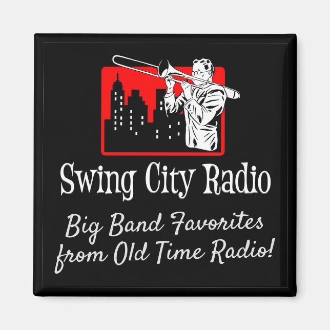 Swing City Radio Magnet (Front)