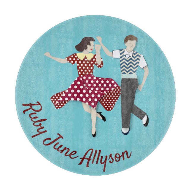 Swing Dance Cutting Board (Front)