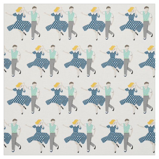 Swing Dance Fabric (Swatch)