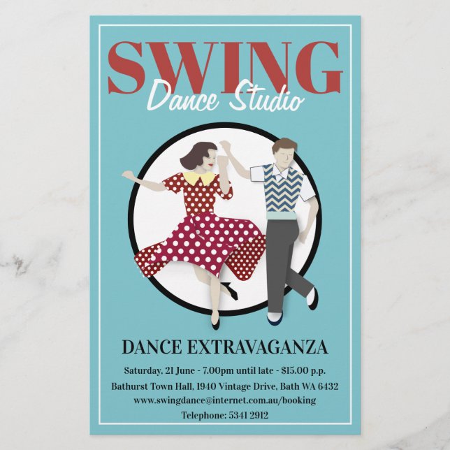 Swing Dance Flyer (Front)
