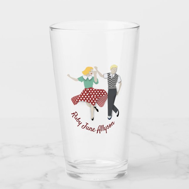 Swing Dance Glass (Front)
