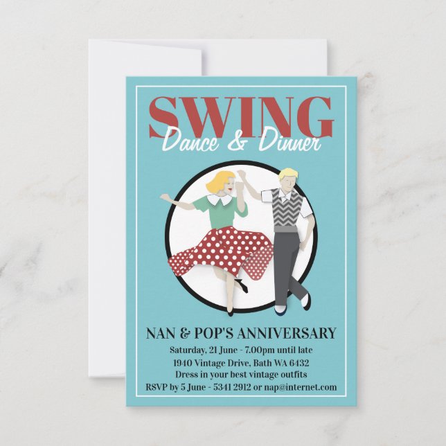 Swing Dance Invitation (Front)