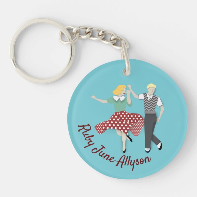 Swing Dance Key Ring (Front)