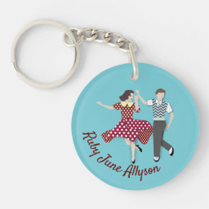 Swing Dance Key Ring