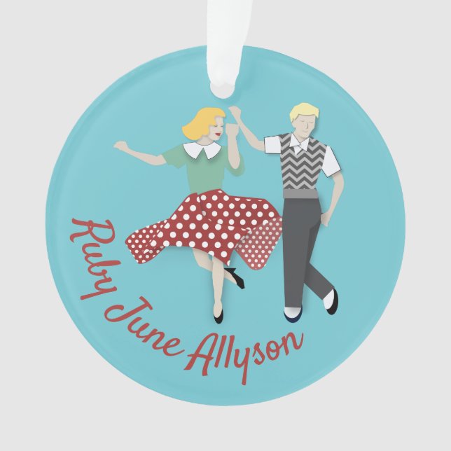 Swing Dance Ornament (Front)