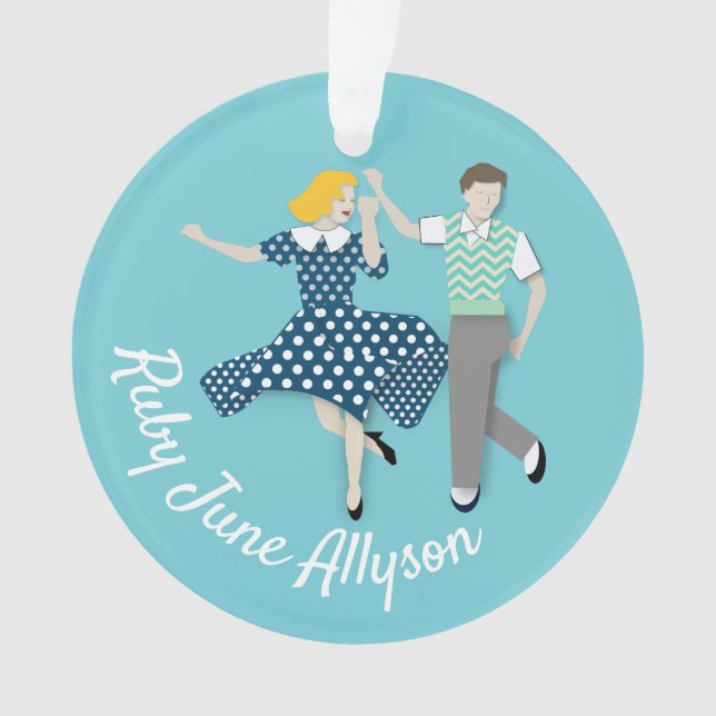 Swing Dance Ornament (Front)