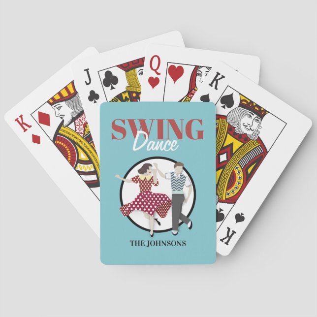 Swing Dance Playing Cards (Back)